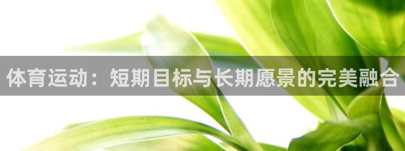 oety欧亿：体育运动：短期目标与长期愿景的完美融合